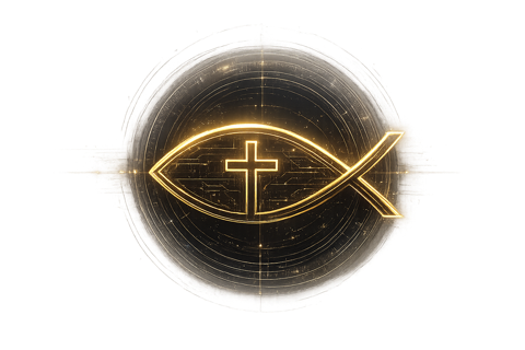 Ichthys with cross